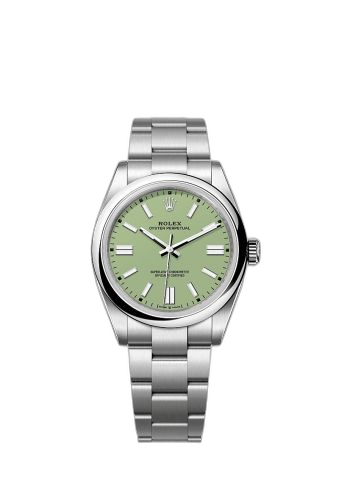 [134300-0006 (aka: m134300-0006)] Oyster Perpetual 41 Stainless Steel / Pistachio