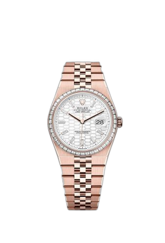 [127285TBR-0002] Land-Dweller 36 Everose - Baguette / White / Flat Jubilee