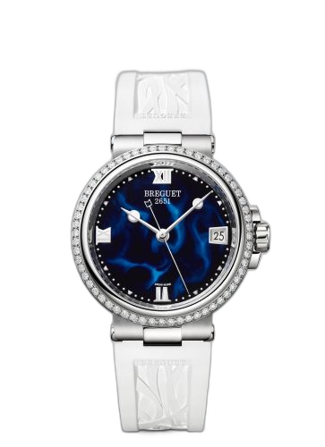[9518ST/E2/584/D000] Marine Dame 9518 Stainless Steel - Diamond / Blue / Rubber