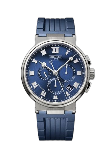 [5527TI/Y1/5WV] Marine Chronograph 5527 Titanium / Blue / Rubber