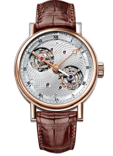 [5347BR/11/9ZU] Double Tourbillon Rose Gold / Silver