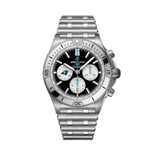 [AB01342B1B5A1] Chronomat B01 42 NFL Carolina Panthers