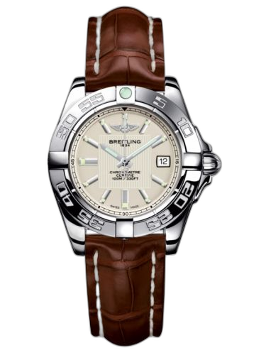 [A71356L2.G702.778P] Galactic 32 Stainless Steel / Sierra Silver / Croco