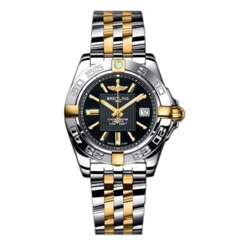 [B71356L2.BA11.367D] Galactic 32 Two Tone Black / Two Tone Bracelet