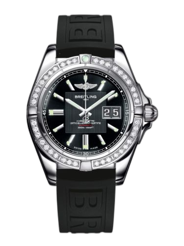 [A49350LA.BA07.150S] Galactic 41 Stainless Steel / Diamond / Trophy Black / Rubber