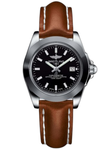 [W7133012/BF62/406X/A14BA.1] Galactic 32 Sleek Edition Stainless Steel / Trophy Black / Calf