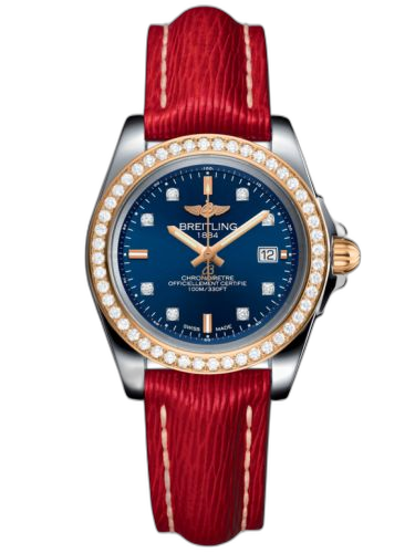 [C7133053/C967/209X/A14BA.1] Galactic 32 Sleek Edition Stainless Steel / Rose Gold / Diamond / Horizon Blue Diamond / Sahara