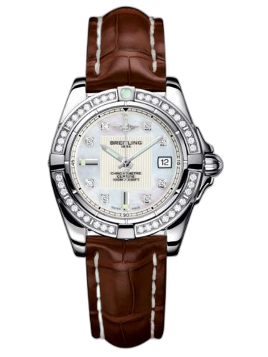 [A71356LA.A708.778P] Galactic 32 Stainless Steel / Diamond / Pearl Diamond / Croco