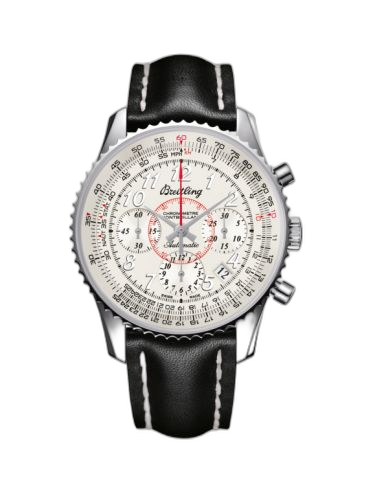 [AB013012.G735.428X] Montbrillant 01 Stainless Steel / Mercury Silver / Calf