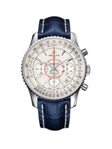 [AB013012.G709.718P] Montbrillant 01 Stainless Steel / Mercury Silver / Croco