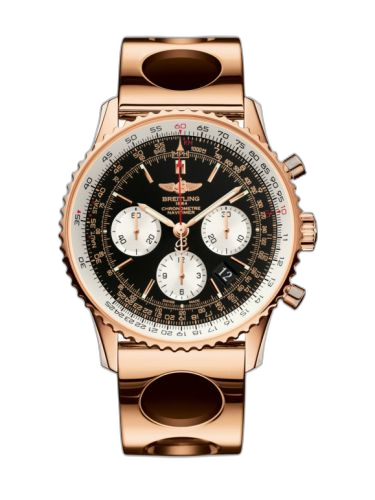 [RB012012/BA49/220R] Navitimer 01 43 Red Gold / Black / Air Racer