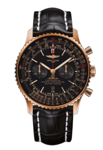 [RB012824.BE20.760] Navitimer 01 46 Red Gold / Black / Croco