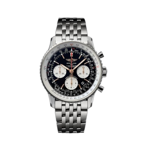 [AB0121A11B1A1] Navitimer 1 B01 Chronograph 43 Stainless Steel / Black / Japan Special Edition