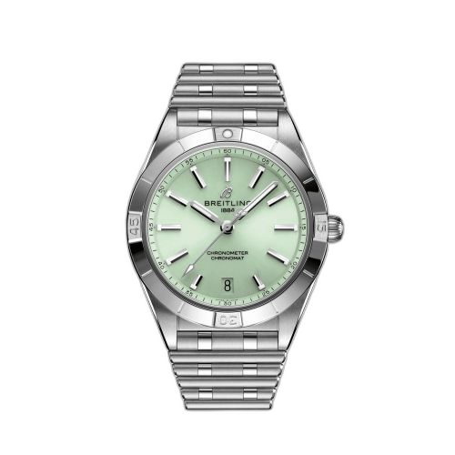 [A10380101L1A1] Chronomat Automatic 36 Stainless Steel / Green / Rouleaux