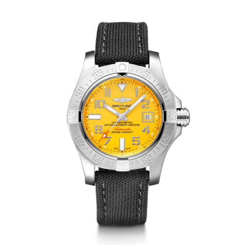 [A17331101I1W1 (aka: A1733110/I519/109W/A20BASA.1)] Avenger II Seawolf Stainless Steel / Cobra Yellow / Military / Pin