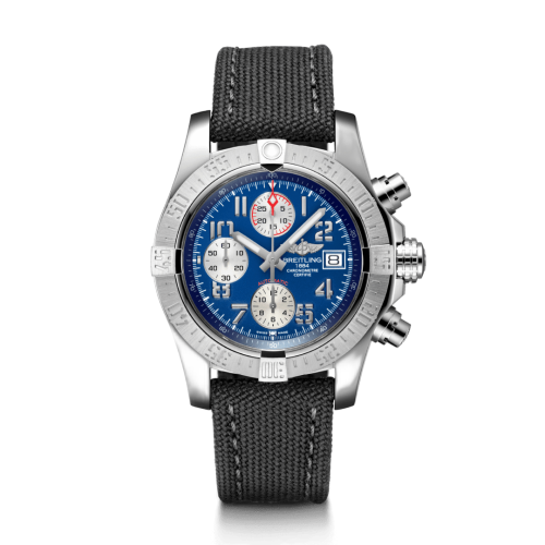 [A13381111C1W1] Avenger II Stainless Steel / Mariner Blue / Military / Pin