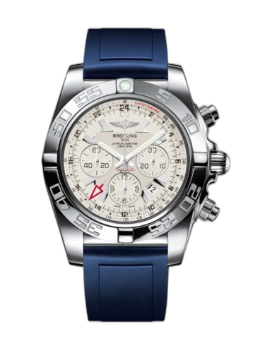 [AB041012.G719.139S] Chronomat 47 GMT Stainless Steel / Sierra Silver / Rubber