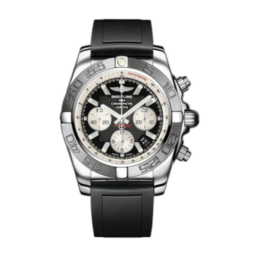 [AB011011/B967/131S] Chronomat 44 Stainless Steel / Black / Rubber