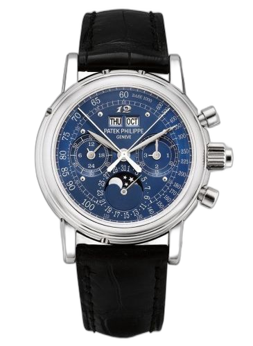 [5004P-064] Perpetual Calendar Split Seconds Chronograph 5004P Blue Eric Clapton