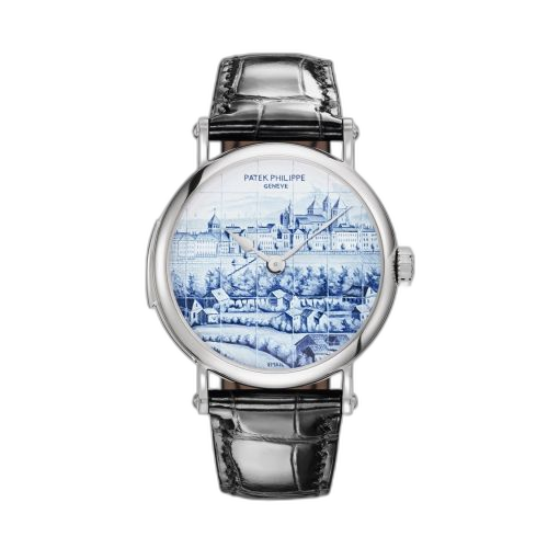 [5538G-013] Tourbillon Minute Repeater 5538 White Gold / Old Views of Geneva