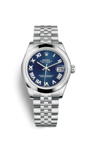 [178240-0037] Datejust 31 Stainless Steel Domed / Jubilee / Blue Roman