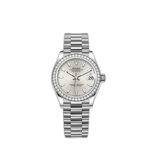 [278289rbr-0012] Datejust 31 White Gold Diamond / Silver