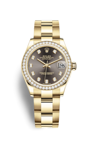 [278288rbr-0029] Datejust 31 Yellow Gold / Diamond / Grey - Diamond / Oyster