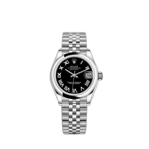[278240-0002] Datejust 31 Stainless Steel / Jubilee / Black - Roman