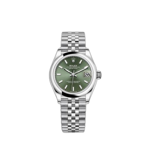 [278240-0012] Datejust 31 Stainless Steel / Jubilee / Green