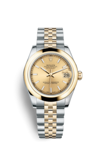 [178243-0003] Datejust 31 Rolesor Yellow Domed / Jubilee / Champagne