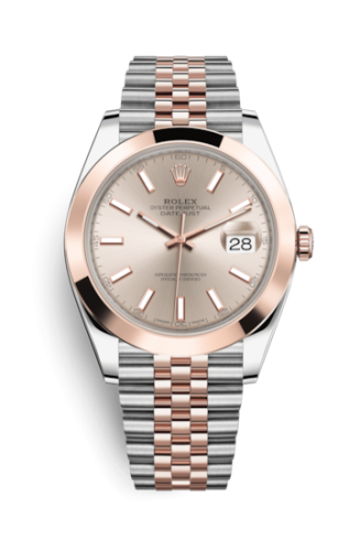 [126301-0010] Datejust 41 Rolesor Everose Smooth / Jubilee / Sundust