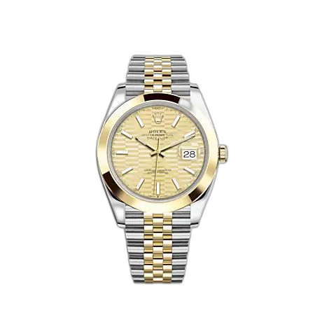[126303-0022] Datejust 41 Rolesor Yellow - Smooth / Jubilee / Champagne - Fluted