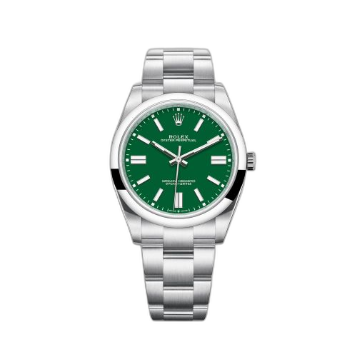 [124300-0005 (aka: M124300-0005)] Oyster Perpetual 41 Stainless Steel / Green