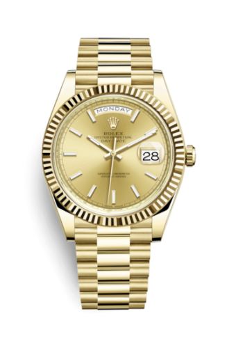 [228238-0003] Day-Date 40 Yellow Gold / Champagne