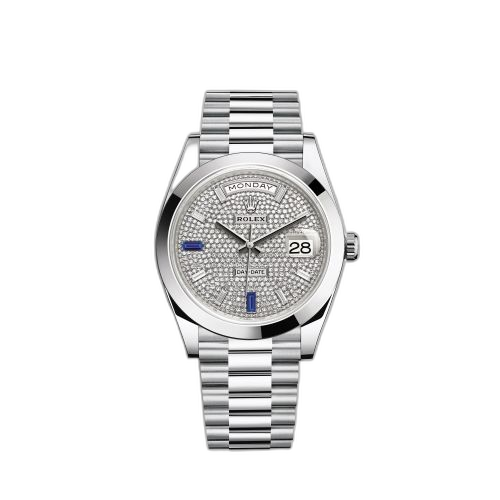 [228206-0029] Day-Date 40 Platinum / Paved