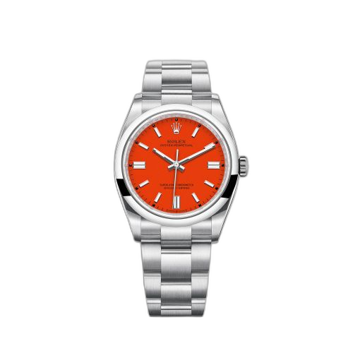 [126000-0007 (aka: M126000-0007)] Oyster Perpetual 36 Stainless Steel / Red