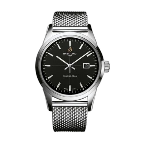 [A1036012/BA91/154A] Transocean Date Stainless Steel / Black / Bracelet