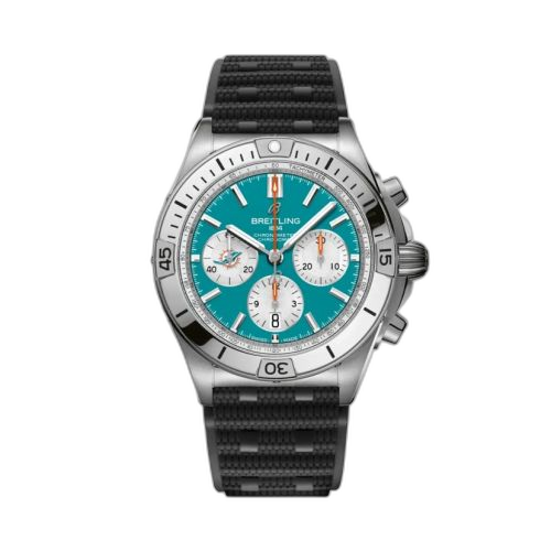 [AB01342B1L2S1] Chronomat B01 42 NFL Miami Dolphins
