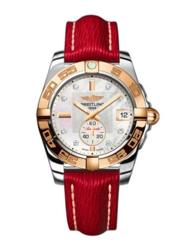 [C3733012/A725/214X/A16BA.1] Galactic 36 Automatic Stainless Steel / Rose Gold / Pearl Diamond / Sahara