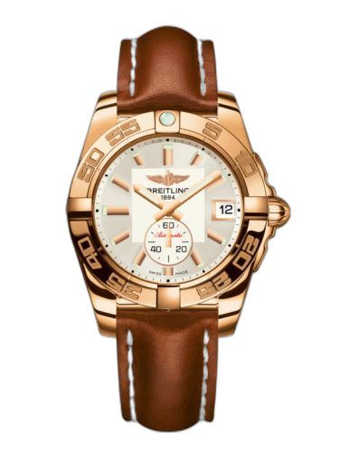 [H3733012.G714.412X] Galactic 36 Automatic Rose Gold / Stratus Silver / Calf