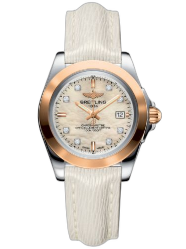 [C7133012/A803/235X/A14BA.1] Galactic 32 Sleek Edition Stainless Steel / Rose Gold / Pearl Diamond / Sahara