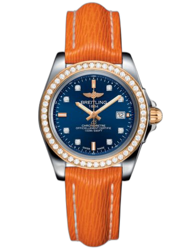 [C7133053/C967/212X/A14BA.1] Galactic 32 Sleek Edition Stainless Steel / Rose Gold / Diamond / Horizon Blue Diamond / Sahara