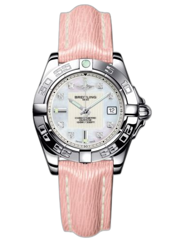 [A71356L2.A708.238X] Galactic 32 Stainless Steel / Pearl Diamond / Sahara