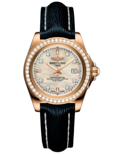 [H7133053.A803.210X] Galactic 32 Sleek Edition Rose Gold / Diamond / Pearl Diamond / Sahara