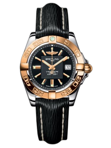 [C71356L2.BA12.208X] Galactic 32 Stainless Steel / Rose Gold / Trophy Black / Sahara