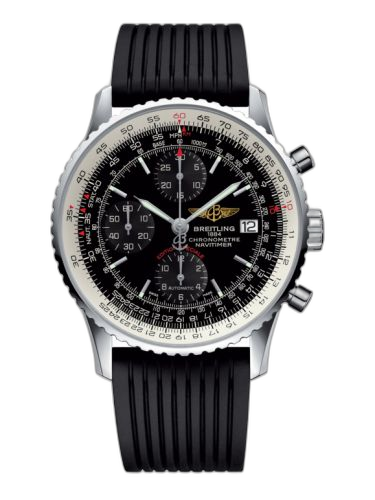 [A1332412.BF27.272S] Navitimer Heritage Stainless Steel / Black / Rubber
