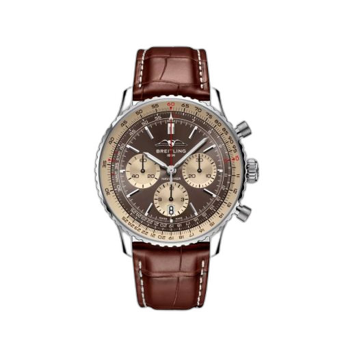 [AB01382C1Q1P1] Navitimer B01 Chronograph 43 Stainless Steel / Singapore Flagship