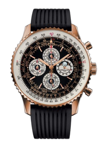 [R29381E6.BF55.252S] Navitimer QP Red Gold / Black / Rubber