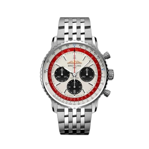 [AB01383B1G1A1] Navitimer B01 Chronograph 43 Stainless Steel / Boeing 747 / Bracelet