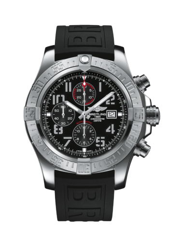 [A1337111/BC28/155S/A20D.2] Super Avenger II Stainless Steel / Volcano Black / Rubber / Folding